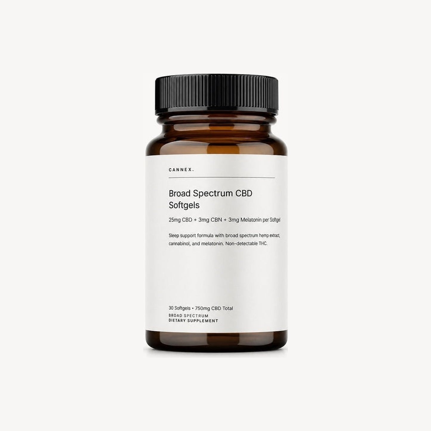 Cannex CBD and CBN sleep softgels